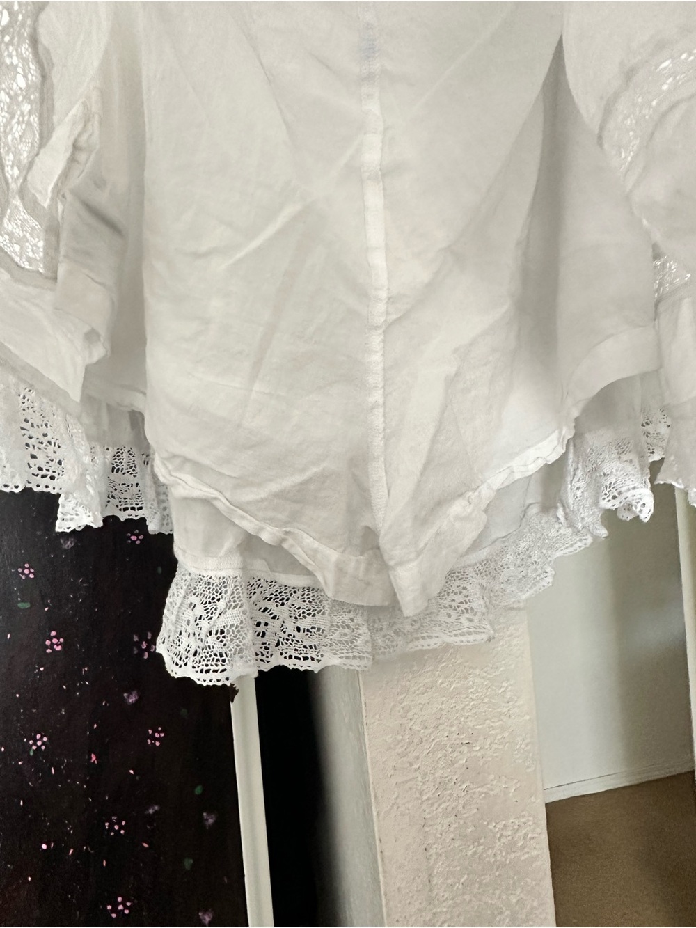 GAP White Lace-Trim Mini Skirt - Picture 4 of 4